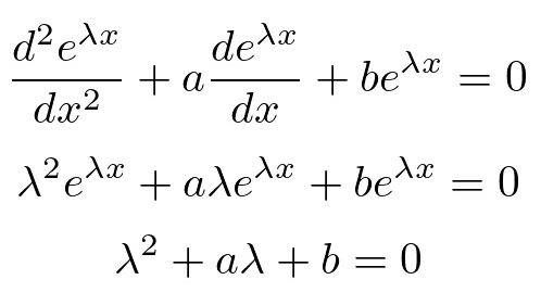 定数係数２階同次微分方程式